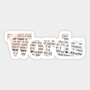 Words Sticker